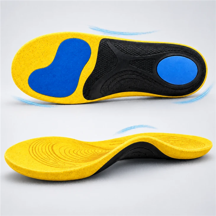 3D Kev Noj Qab Haus Huv Insoles (Insoles Tsim Qauv)